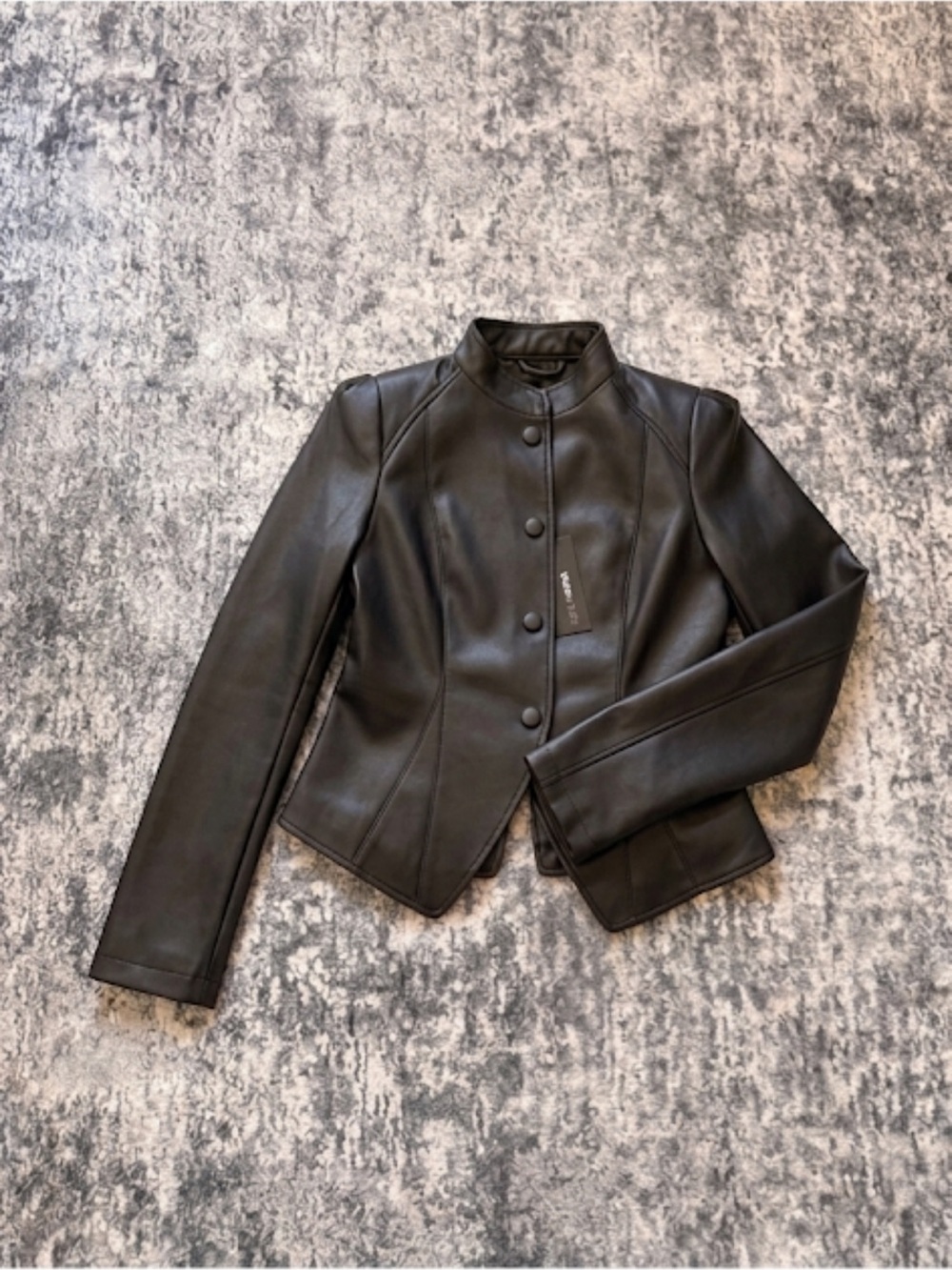 NWT Fashion Nova Demi Faux Leather Hourglass Jacket